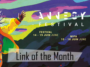 Annecy is this month’s featured link for the second time! Due to the COVID-19 pandemic, you can attend the festival online from June 14 to 19! 

Also occurring this month is Animafest Zagreb from June 7 to 12. This festival is in-person only, so if you are in Croatia, take a look at their programme if it interests you!