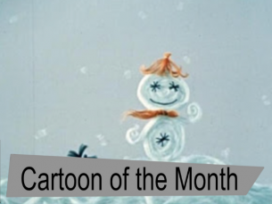 In honour of the Winter Solstice on December 21st, this month's feature animation is Hermína Týrlová's wintery short animation The Snowman