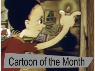 This month's featured animation is the 1936 Fleischer cartoon "Somewhere in Dreamland" which explores poverty during The Great Depression through the lives of a mother and her children.